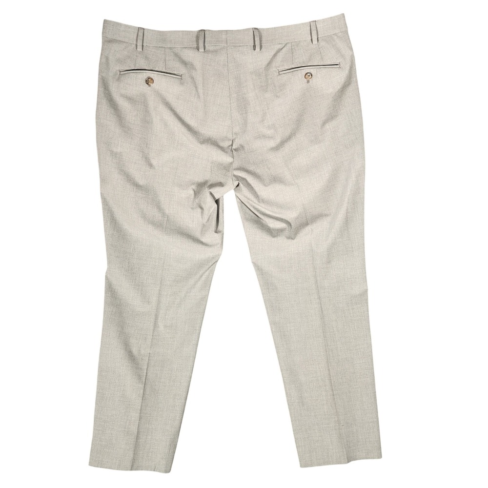 Lauren Ralph Lauren Dress Pants Mens 42x30 Gray Excellent Stretch Flat Front - Picture 10 of 13